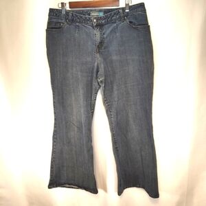 Venezia Plus Sized Stretch Flare Jeans